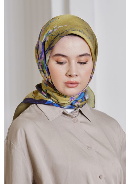 Scarf Diamond Eşarp - Diamond Flor Ipeksi Eşarp 4297 fiyatları