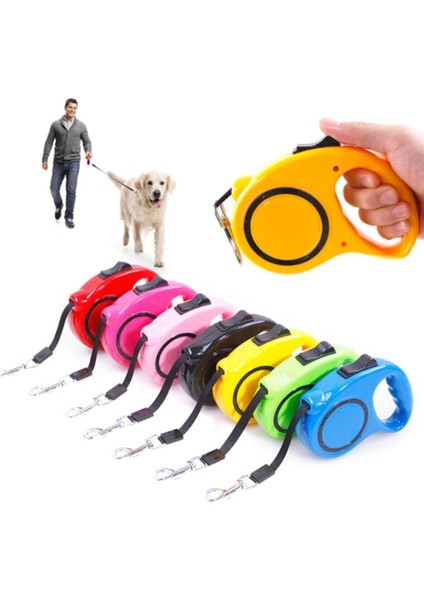 Pet Geri Çekilebilir Tasma Köpek Otomatik Tasma Taşınabilir Köpek Tasma 3 Metre modelleri