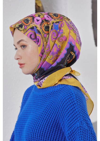 Scarf Diamond Eşarp - Diamond Diya Ipeksi Eşarp 4317