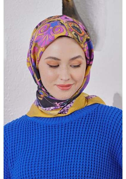 Scarf Diamond Eşarp - Diamond Diya Ipeksi Eşarp 4317