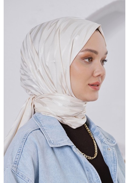 Scarf Jakar Şal - Zebra Floş Jakar Şal 4291 modelleri