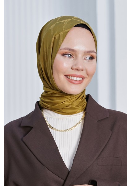 Scarf Jakar Eşarp - Floş Jakar Cupra Eşarp 4304