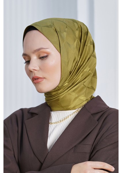 Scarf Jakar Eşarp - Floş Jakar Cupra Eşarp 4304