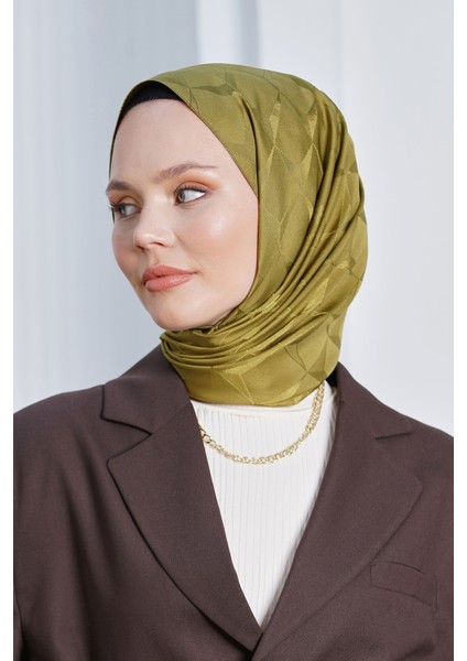 Scarf Jakar Eşarp - Floş Jakar Cupra Eşarp 4304