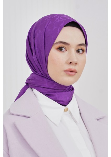 Scarf Jakar Eşarp - Floş Jakar Karmen Eşarp 4305