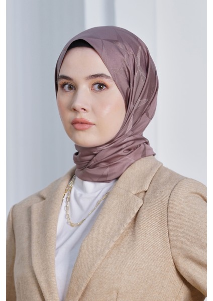 Scarf Jakar Eşarp - Floş Jakar Cupra Eşarp 4304