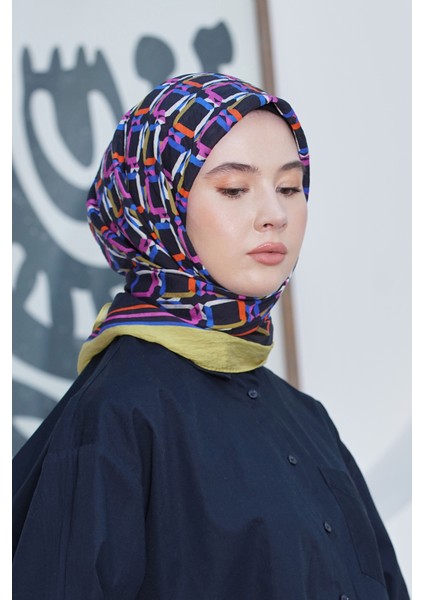 Scarf Diamond Eşarp - Diamond Plaid Ipeksi Eşarp 4296 fiyatları