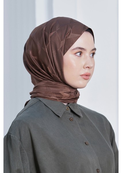 Scarf Jakar Eşarp - Floş Jakar Cupra Eşarp 4304