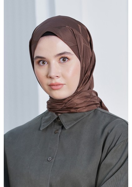 Scarf Jakar Eşarp - Floş Jakar Cupra Eşarp 4304