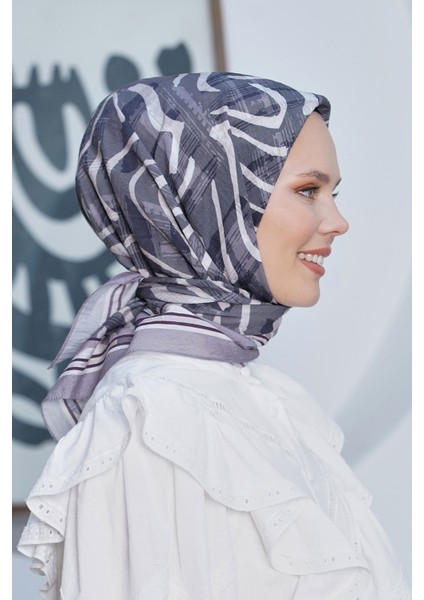 Scarf Diamond Eşarp - Diamond Arte Ipeksi Eşarp 4287
