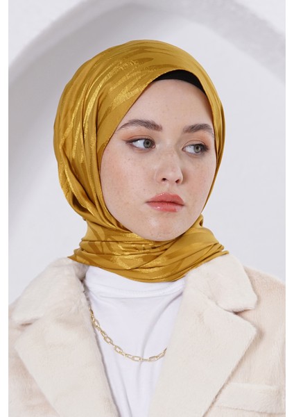 Scarf Jakar Şal - Zebra Floş Jakar Şal 4291 modelleri