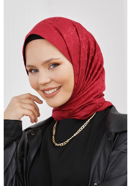 Scarf Jakar Eşarp - Floş Jakar Karmen Eşarp 4305