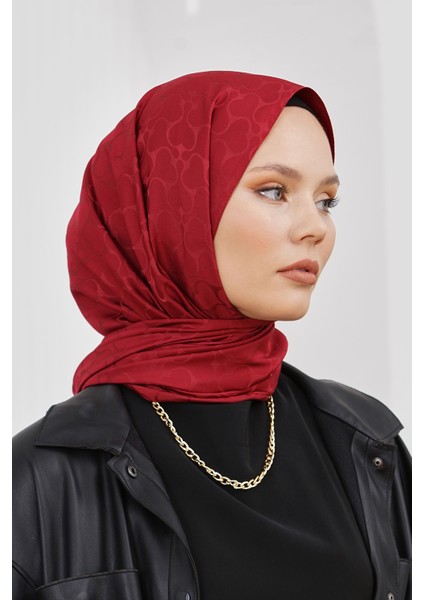 Scarf Jakar Eşarp - Floş Jakar Karmen Eşarp 4305