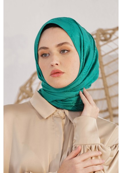 Scarf Jakar Eşarp - Retro Floş Jakar Eşarp 4262 fiyatları