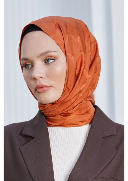 Scarf Jakar Şal - Cupra Floş Jakar Şal 4290 modelleri