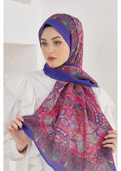 Scarf Linen Şal - Linen Harmony Pamuk Keten Şal 4298