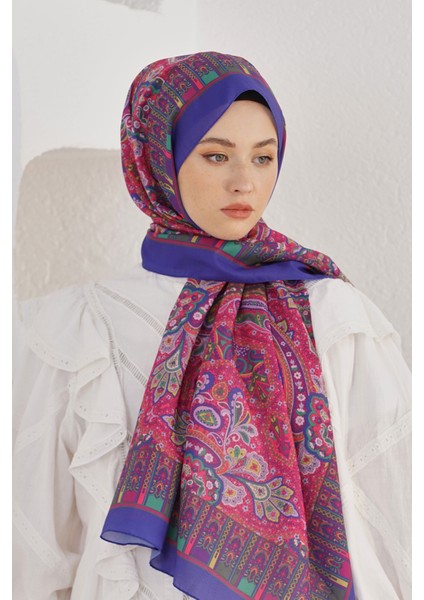 Scarf Linen Şal - Linen Harmony Pamuk Keten Şal 4298