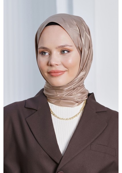 Scarf Jakar Eşarp - Floş Jakar Cupra Eşarp 4304