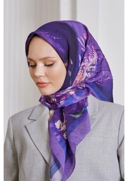 Scarf Diamond Eşarp - Diamond Flor Ipeksi Eşarp 4297 modelleri