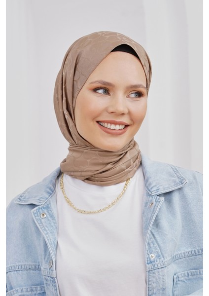 Scarf Jakar Eşarp - Floş Jakar Karmen Eşarp 4305