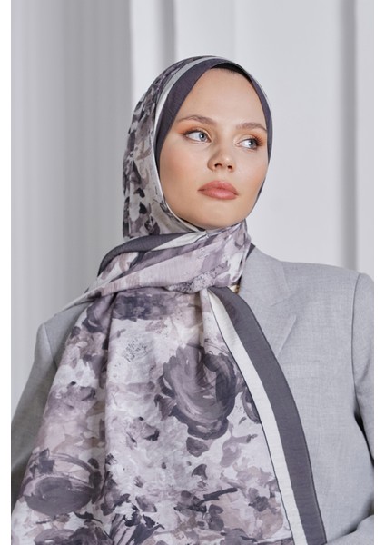 Scarf Diamond Şal - Diamond Henna Ipeksi Şal 4284