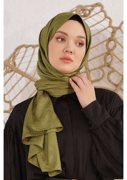 Scarf Jakar Şal - Retro Floş Jakar Şal 4261