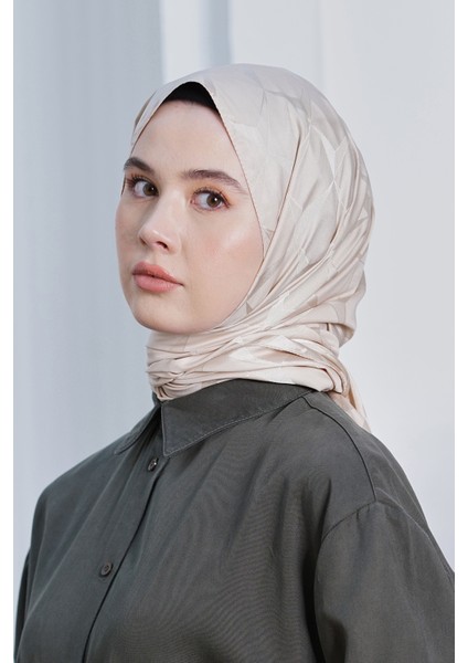 Scarf Jakar Şal - Cupra Floş Jakar Şal 4290