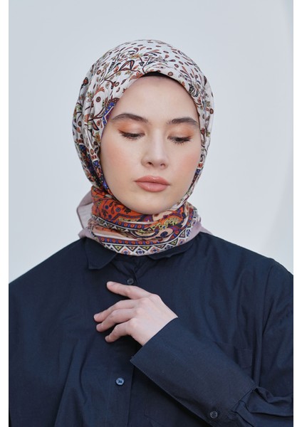 Scarf Diamond Eşarp - Diamond Harmony Ipeksi Eşarp 4295