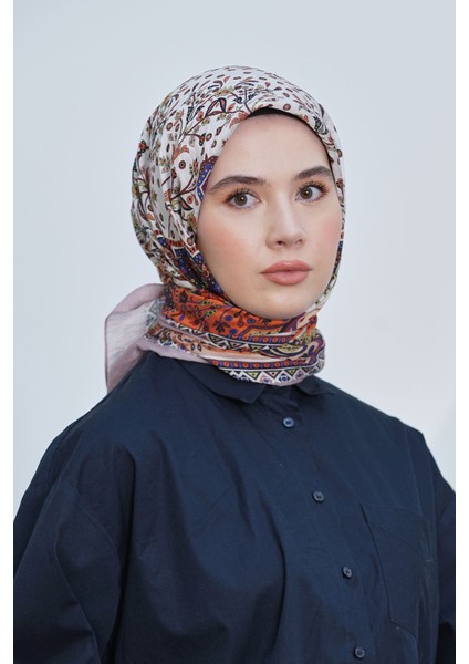 Scarf Diamond Eşarp - Diamond Harmony Ipeksi Eşarp 4295