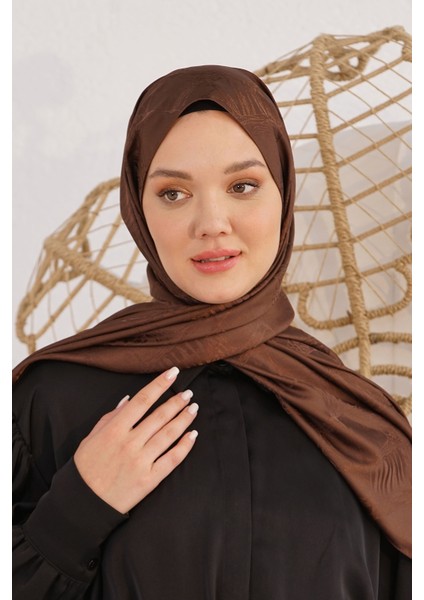 Scarf Jakar Eşarp - Retro Floş Jakar Eşarp 4262