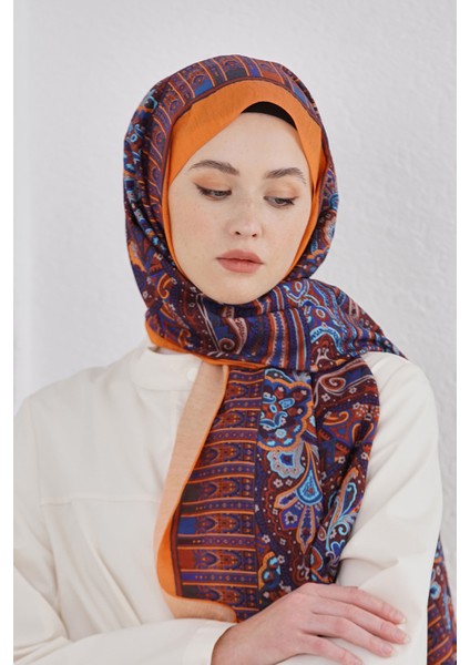 Scarf Diamond Şal - Diamond Harmony Ipeksi Şal 4281