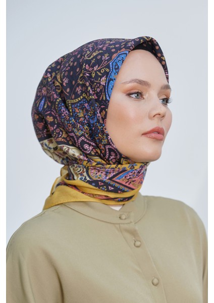 Scarf Diamond Eşarp - Diamond Harmony Black Ipeksi Eşarp 4316 fiyatları