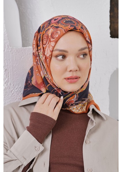 Scarf Diamond Eşarp - Diamond Diya Ipeksi Eşarp 4317