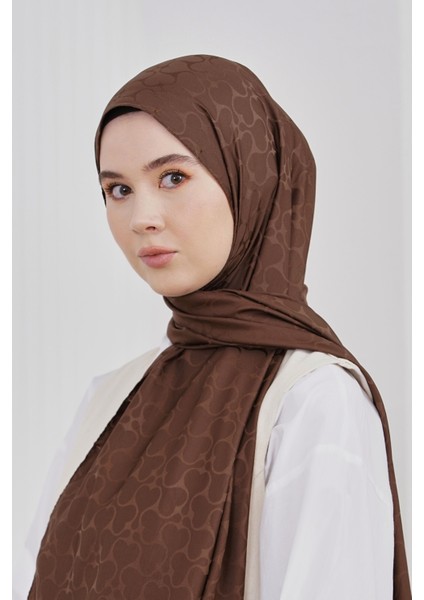 Scarf Jakar Eşarp - Floş Jakar Karmen Eşarp 4305