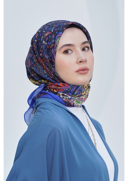 Scarf Diamond Eşarp - Diamond Harmony Black Ipeksi Eşarp 4316 modelleri
