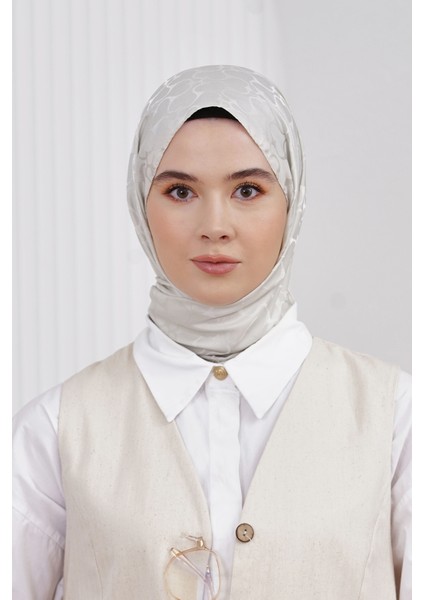 Scarf Jakar Eşarp - Floş Jakar Karmen Eşarp 4305