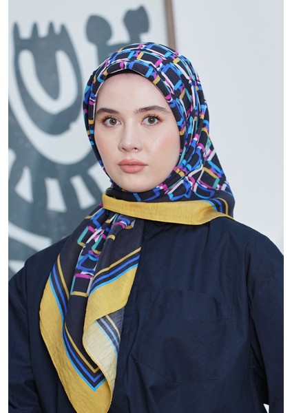 Scarf Diamond Eşarp - Diamond Plaid Ipeksi Eşarp 4296 fiyatları