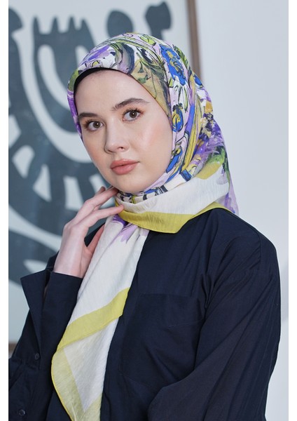 Scarf Diamond Eşarp - Diamond Roza Ipeksi Eşarp 4286 fiyatları