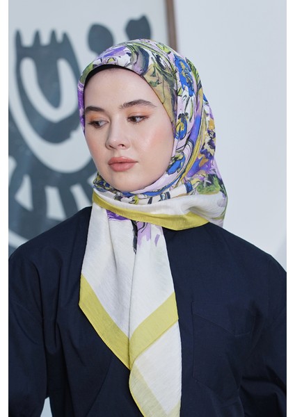 Scarf Diamond Eşarp - Diamond Roza Ipeksi Eşarp 4286 modelleri