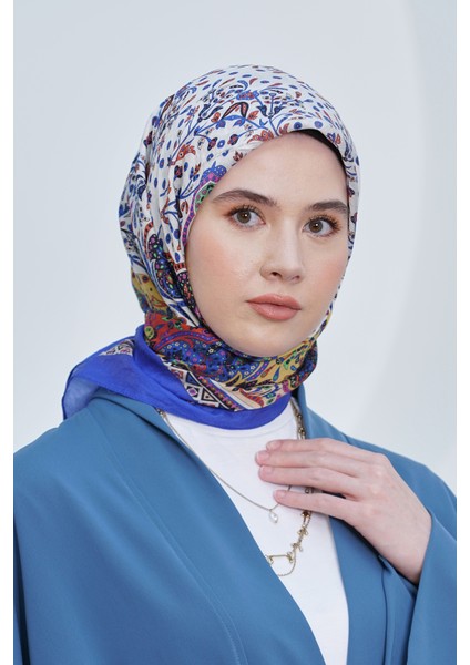 Scarf Diamond Eşarp - Diamond Harmony Ipeksi Eşarp 4295