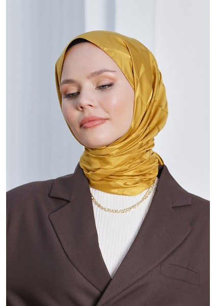 Scarf Jakar Şal - Cupra Floş Jakar Şal 4290