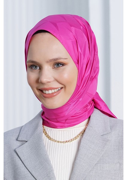 Scarf Jakar Eşarp - Floş Jakar Cupra Eşarp 4304