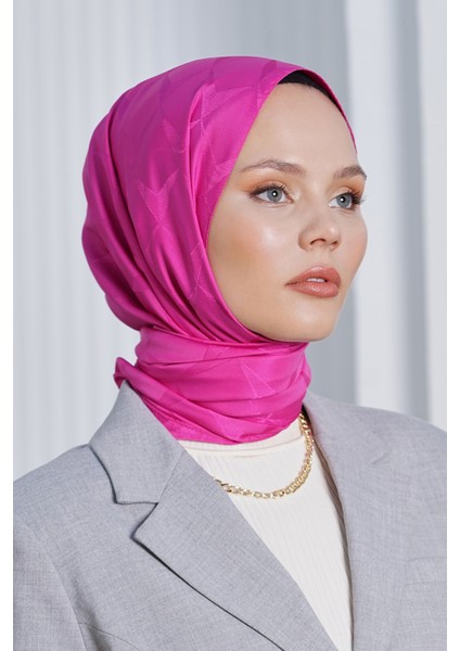 Scarf Jakar Eşarp - Floş Jakar Cupra Eşarp 4304