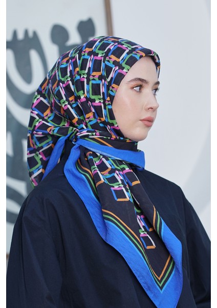 Scarf Diamond Eşarp - Diamond Plaid Ipeksi Eşarp 4296 fiyatları