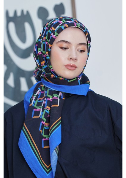 Scarf Diamond Eşarp - Diamond Plaid Ipeksi Eşarp 4296 modelleri