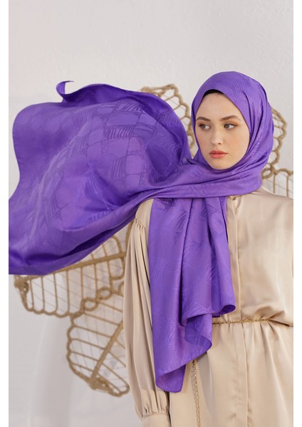 Scarf Jakar Eşarp - Retro Floş Jakar Eşarp 4262 fiyatları