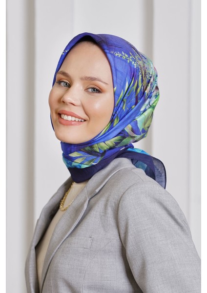 Scarf Diamond Eşarp - Diamond Flor Ipeksi Eşarp 4297
