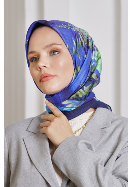 Scarf Diamond Eşarp - Diamond Flor Ipeksi Eşarp 4297 modelleri