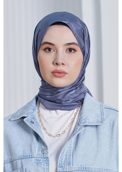 Scarf Jakar Eşarp - Floş Jakar Cupra Eşarp 4304