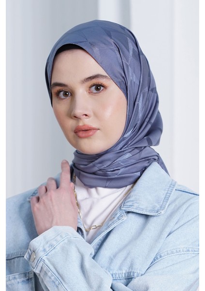 Scarf Jakar Eşarp - Floş Jakar Cupra Eşarp 4304